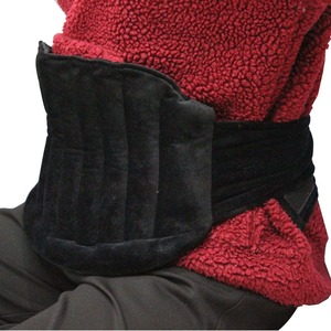 Calentador de Cuello y Hombros con Terapia de Calor, Relleno de Semillas de Lino, Apto para Microondas, Terciopelo Cristalizado Negro 1912172 - Product Image 1