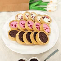 Biscuits fourrés multi-saveurs, classiques, sucrés, délicieux, en-cas chinois et asiatique pour un plaisir quotidien