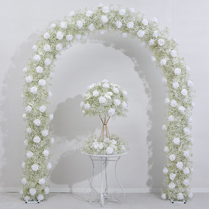 New Gypsophila Flower Ball Flower Row Wedding <b>Arch</b> <b>Decoration</b> Wedding Table Lead Flower Ball <b>Arch</b> - Product Image 1