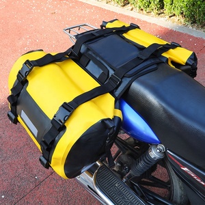 Sacoches de selle de moto SLKE en PVC imperméable 60L avec rangement pour casque, bagages de voyage universels - Product Image 2