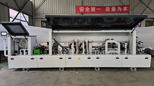 8 Functions Automatic Woodworking Banding with Pre Milling and <b>Corner</b> Rounding Bander <b>Trimming</b> Machine Gd-468j Banding - Product Image 2