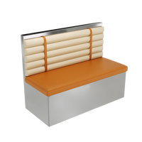 Ensemble table et chaises en acier inoxydable XZY pour restaurant, usage hôtelier, mobilier commercial