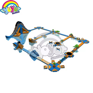 Parc aquatique gonflable modulaire à sensations fortes, zones de divertissement rapides à dégonfler, pour centres de villégiature commerciaux - Product Image 1