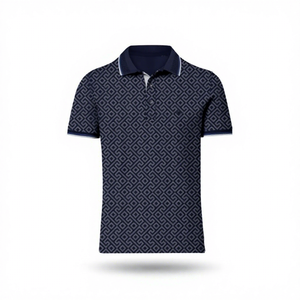 <b>Men's</b> <b>White</b> Cotton <b>Polo</b> Shirt Short Sleeve Solid Color Breathable Oxford Fabric Casual Design Front Logo Print Unisex <b>Polo</b> - Product Image 3
