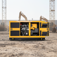 Générateur diesel triphasé super silencieux de 500 kVA, 400 V/230 V, 50 Hz, 400 kW, ATS inclus, à vendre