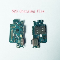 Piezas de reparación de teléfonos móviles para Samsung S23 Ultra cargador de puerto USB cable flexible