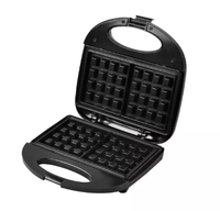 Machine à sandwichs électrique 2 tranches, Mini presse à sandwichs Grill machine à petit déjeuner 750W