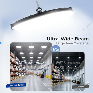 Éclairage LED UFO à haute efficacité 110LM/W, technologie DOB, luminaires industriels en aluminium - Product Image 3