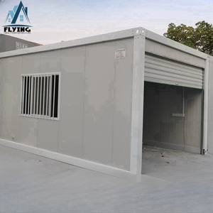 Hiện đại 20ft di động <span class=keywords><strong>container</strong></span> nhà di động prefab cán Con lăn màn trập cửa thép xe đúc sẵn hộp nhà để xe - Product Image 4