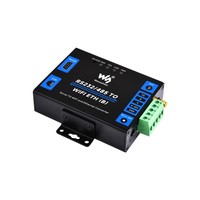 Server seri kelas industri RS232/485 ke WiFi dan Ethernet, Modbus Gateway, MQTT Gateway, casing logam