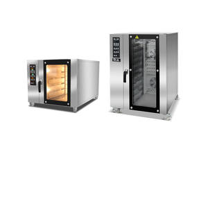 เตาอบแก๊สแบบพาความร้อนพร้อมฟังก์ชั่นไอน้ำสำหรับร้านเบเกอรี่เชิงพาณิชย์ ทำจากสแตนเลส - Product Image 4