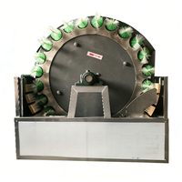 Machine à laver les brosses pour bouteilles en acier inoxydable, réutilisable pour l'industrie brassicole, livraison rapide