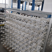 Tisserie circulaire entièrement automatique à 6 navettes pour la fabrication de sacs tissés en PP, de sacs à riz et de sacs à ciment, et ligne de production de sacs tissés