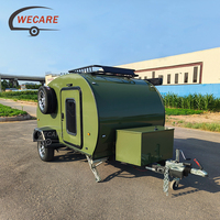 Wecare Remorque de camping-car Teardrop australienne légère et compacte pour le camping hors route