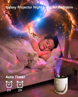 Projecteur Galaxie 3D avec 90 Scènes Dynamiques, Projecteur d'Étoiles Planétarium 4K HD, Veilleuse, Haut-parleur Bluetooth, Décoration de Chambre, Cadeau de Noël