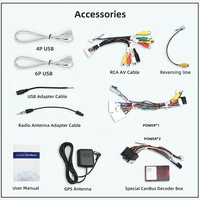 Autoradio HD IPS pour Dacia Sandero Duster Renault Captur Lada Xray 2 Logan 2 Navigation GPS Wifi Lecteur multimédia Android