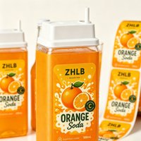 Étiquettes personnalisées imprimées pour bouteilles de jus, autocollantes en rouleau, imperméables et résistantes à l'huile, pour l'emballage de fruits, légumes et boissons