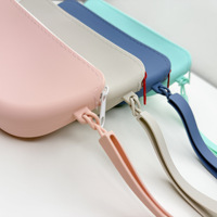 Étui à lunettes et lunettes de soleil en silicone souple à motif de dessin animé Firstsense pour enfants avec crochet et emballage personnalisé