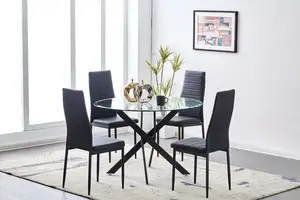 Arredamento nordico mobili interni moderno soggiorno sala da pranzo tavolo e sedia Set