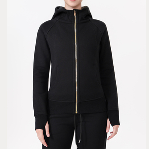 Sudadera Deportiva con Capucha para Mujer, de Algodón y Nailon Orgánico, Gruesa y Cálida, con Cierre y Bolsillos, para Correr al Aire Libre, desde Almacén en EE. UU. - Product Image 3