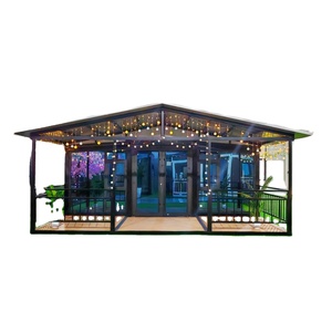 Gran oferta, casa contenedor extensible de 40 pies, casa pequeña modular prefabricada de acero con conveniente panel sándwich - Product Image 2