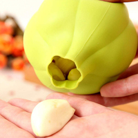 Éplucheur d'ail créatif en silicone, gadgets de cuisine, hachoir à rouleau en silicone éplucheur d'ail en silicone