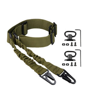 Cordón de pistola táctica de doble punto Arnés táctico de nailon Cordón de seguridad de nailon cruzado con 2 juegos de hebillas de arnés - Product Image 1