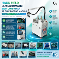 Máquina de Encolado CNC Semiautomática de 3 Ejes para Adhesivo AB, Equipo de Dosificación y Mezcla de Adhesivos de Doble Componente para Productos Electrónicos