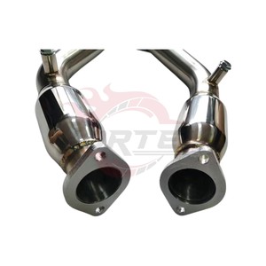 Tuyaux de test à haut débit Vortex pour Nissan 370Z Z34 350Z Z33 Infiniti G35 G37 VQ35 VQ37 V6, kit de downpipe de course en acier inoxydable SS304 - Product Image 4