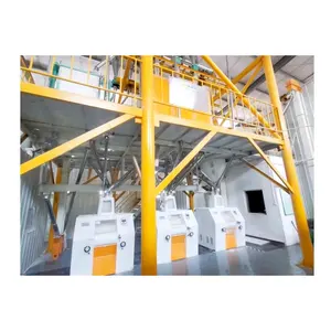 Fabricante de alta configuración Juego completo 30 Tpd Máquina de molienda de maíz China Mini Molino de harina Precio en Pakistán Productos de Kenia