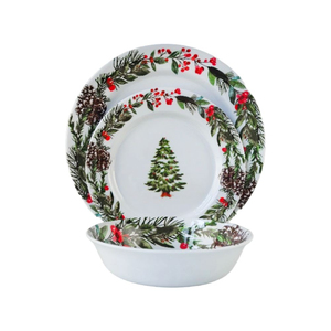 Juego <span class=keywords><strong>de</strong></span> Decoración Desechable con Temática <span class=keywords><strong>de</strong></span> Árbol <span class=keywords><strong>de</strong></span> Navidad, Kit Completo <span class=keywords><strong>de</strong></span> Vajilla <span class=keywords><strong>de</strong></span> Papel, Artículos para Fiestas Navideñas - Product Image 1