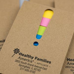 Blocs-notes adhésifs écologiques personnalisés en papier recyclé avec logo sérigraphié pour salons professionnels et rentrée scolaire - Product Image 4