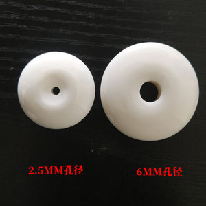 Pendentif translucide semblable à la jade, breloques de 27mm de diamètre pour accessoires de collier à faire soi-même, usage quotidien unisexe, origine Hangzhou - Product Image 3