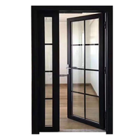 Ventana Corredera Plegable de Aluminio con Doble Acristalamiento y Rejilla Interior para Balcón