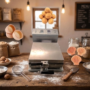Macchina Industriale per Torte <span class=keywords><strong>da</strong></span> Pavimento per Negozi di Tè al Latte, Attrezzatura Commerciale per la Formatura di Grandi Pasticcini, Riscaldamento Elettrico, 6 Pezzi per Batch - Product Image 1