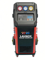 LAUNCH VALUE-1000 Plus Machine de récupération et de recharge de réfrigérant AC entièrement automatique à double gaz, compresseur 16CC, pression maximale 20 bars