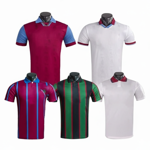 Maglie <span class=keywords><strong>da</strong></span> <span class=keywords><strong>Calcio</strong></span> in Stile Retrò Thailandese per Uomo e <span class=keywords><strong>Donna</strong></span>, Personalizzabili, Design con Stampa Sublimatica, Set di Maglie <span class=keywords><strong>da</strong></span> <span class=keywords><strong>Calcio</strong></span>, Magliette <span class=keywords><strong>da</strong></span> <span class=keywords><strong>Calcio</strong></span> - Product Image 1