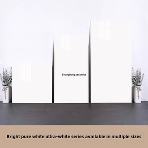 Azulejos <span class=keywords><strong>de</strong></span> Cerámica <span class=keywords><strong>de</strong></span> Terciopelo Blanco Súper Brillante <span class=keywords><strong>de</strong></span> Fábrica Directa <span class=keywords><strong>de</strong></span> Foshan 600X1200 - Azulejos <span class=keywords><strong>de</strong></span> Piso Color Crema Ideales para Cocina y Baño - Product Image 2