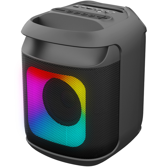 OEM 15W Portable for Speaker Bass Dynamic RGB Lights FM Radio IPX5 Waterproof 12 Hours Playtime USB for Outdoor Party