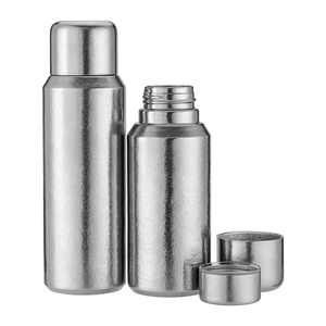 <span class=keywords><strong>Bouteille</strong></span> d'eau <span class=keywords><strong>isotherme</strong></span> en titane 500 ml / 17 oz, double paroi sous vide, infuseur à thé intégré, couvercle à vis, tasse en titane pour usage extérieur - Product Image 3