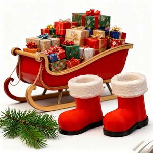 Cross-Border Best-Seller: 3D-Printed Mini Christmas Boot Model—Winter Boots, Holiday Decor, Creative Christmas Gift, Small Ornam - Product Image 4