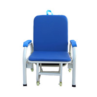 Chaise d'Accompagnement Médicale Pliante Mobile pour Hôpital Sillon De Acompanamiento Medico Hospitalario Mobilier Hospitalier
