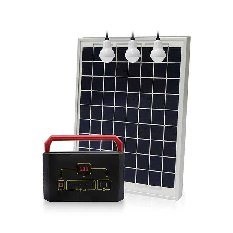 Kits de iluminación para el hogar, sistema de energía solar portátil de nuevo diseño, con ventilador y TV para fuera de red, superventas
