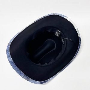 <span class=keywords><strong>Sombrero</strong></span> Vaquero Occidental Retro Clásico Más Vendido, Diseño Elegante con Bloques <span class=keywords><strong>de</strong></span> Color y Acabado Desgastado, Casual <span class=keywords><strong>de</strong></span> Invierno - Product Image 4