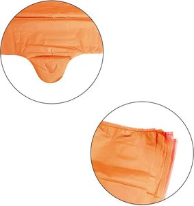 Bolsas de Camiseta Naranja de 12x20 Pulgadas con Asas, 100 Unidades - Bolsas de Compra para Supermercados y Restaurantes - Product Image 5