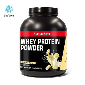 LUVVITA Proteine del Siero di Latte Biologiche Naturali Personalizzate all'Ingrosso, Integratore Energetico ad Alto Contenuto Proteico per la Salute Muscolare di Uomini e Donne - Product Image 1