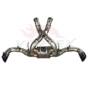 ระบบท่อไอเสียแบบเต็มระบบ Vortex SS304 พร้อมวาล์ว สำหรับ McLaren 570S 540C 570GT 3.8T V8 ปี 2015-2021 ชุดแต่งแบบติดตั้งได้ทันที - Product Image 3