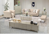 Canapé Chesterfield rectangulaire moderne en velours beige, avec boucle en cristal amovible, une place, coussins capitonnés en peluche, canapé en cuir Nappa et bois
