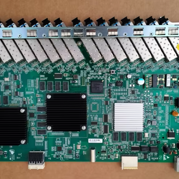 Hot Sale GTGH OLT 16 Ports GPON Board C+C++ Optical Line Terminal for Fiber Optic Gpon Olt C300 C320