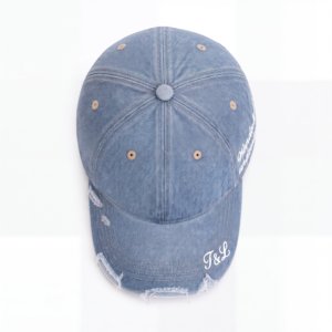 Casquette de baseball en sergé de coton à 6 panneaux avec logo personnalisé imprimé par transfert thermique, style hip-hop, pour merchandising de marque, vente en gros, OEM - Product Image 6